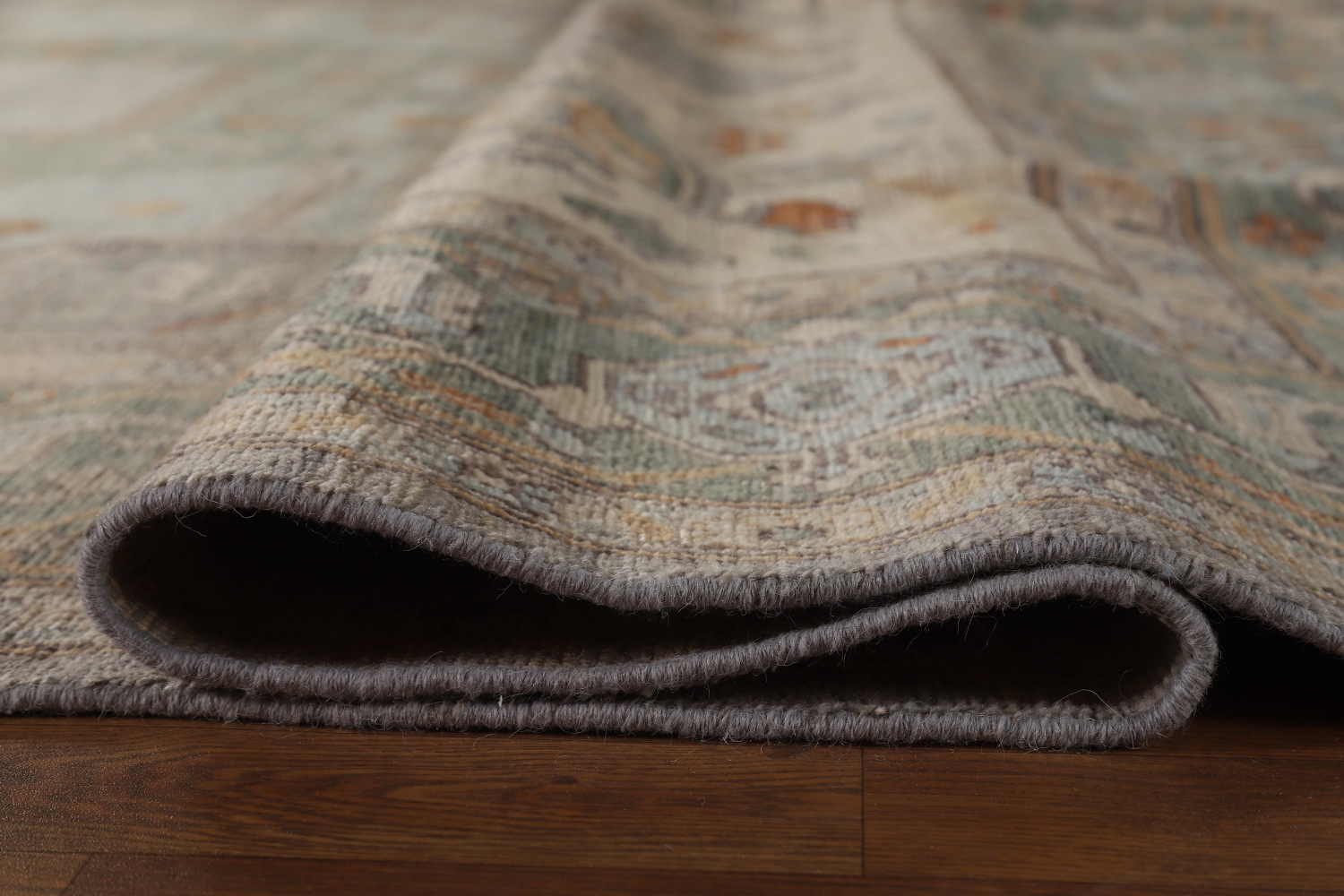 Vegetable Dye Oushak Turkish Large Rug 10x14