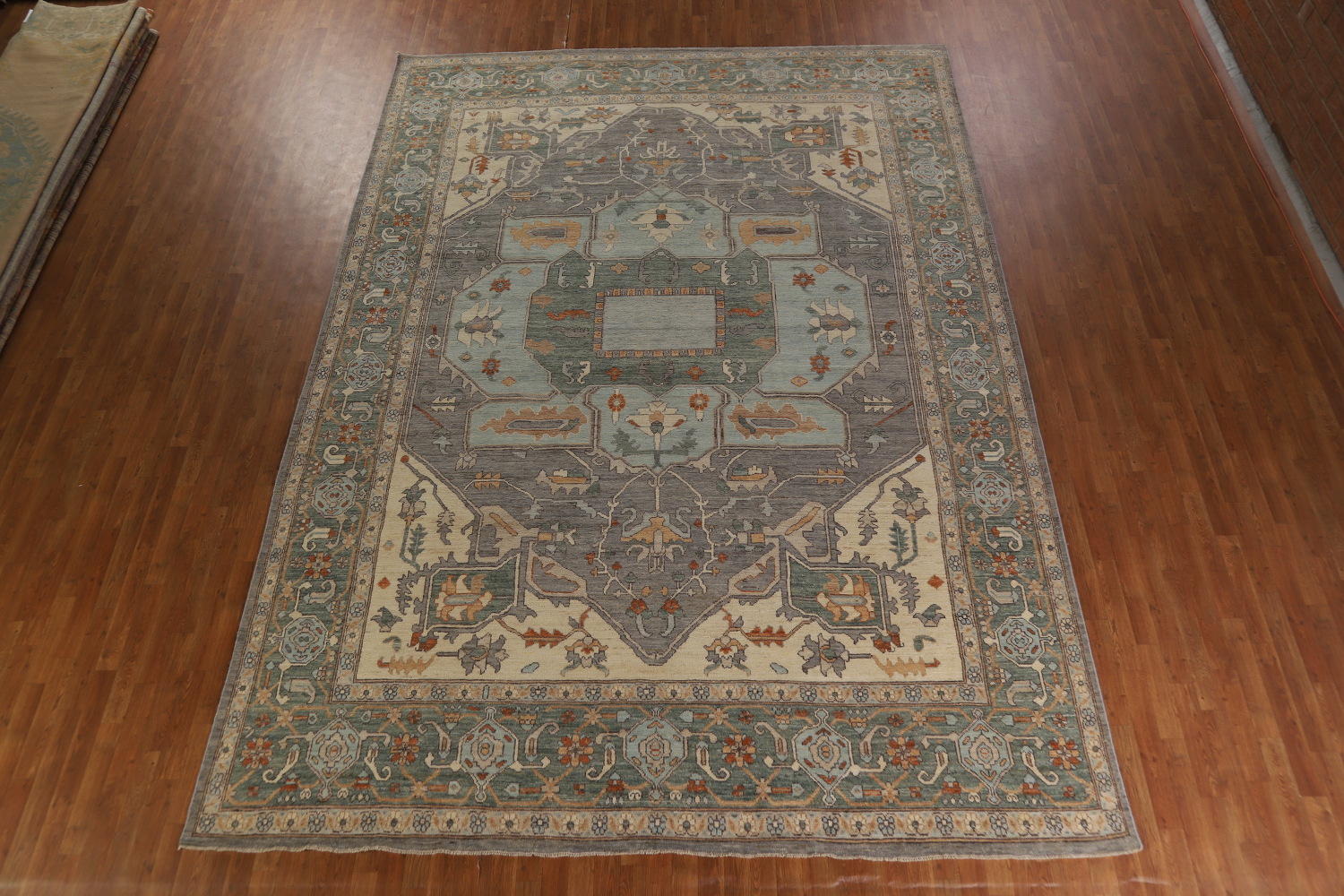 Vegetable Dye Oushak Turkish Large Rug 10x14
