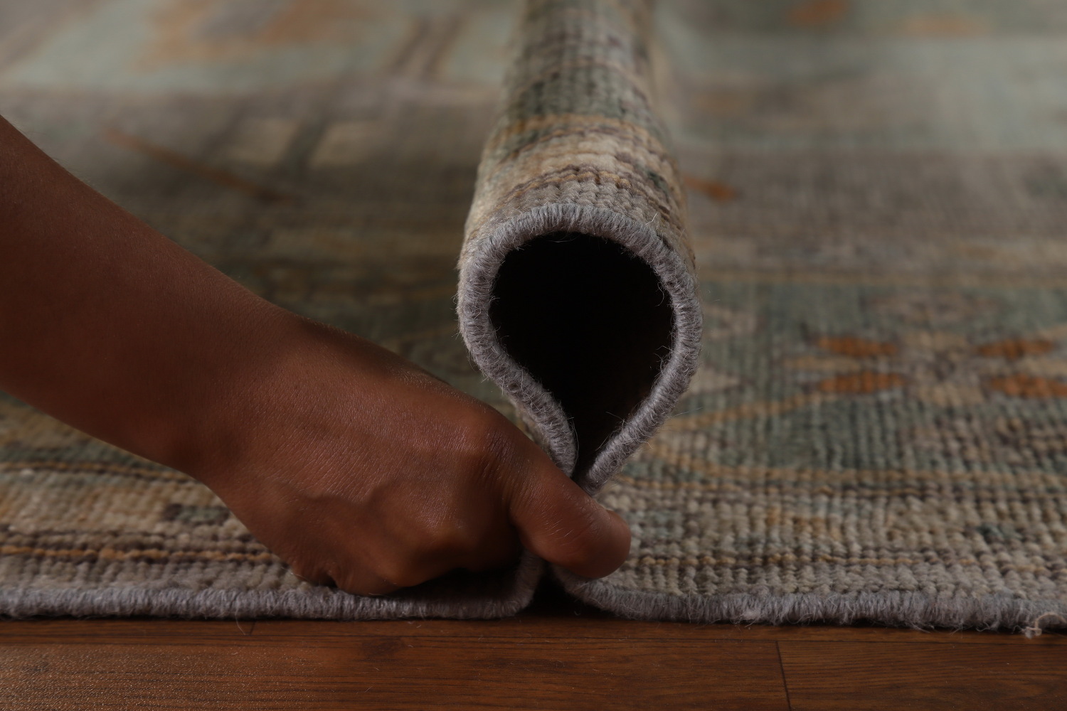 Vegetable Dye Oushak Turkish Large Rug 10x14