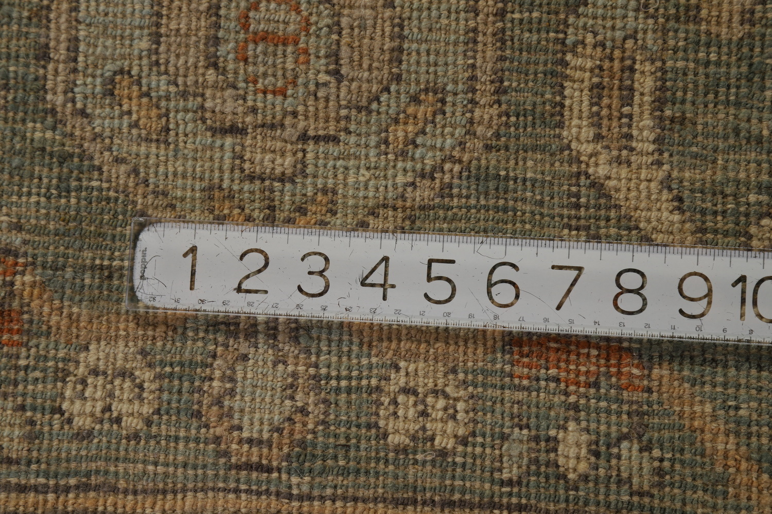 Vegetable Dye Oushak Turkish Large Rug 10x14