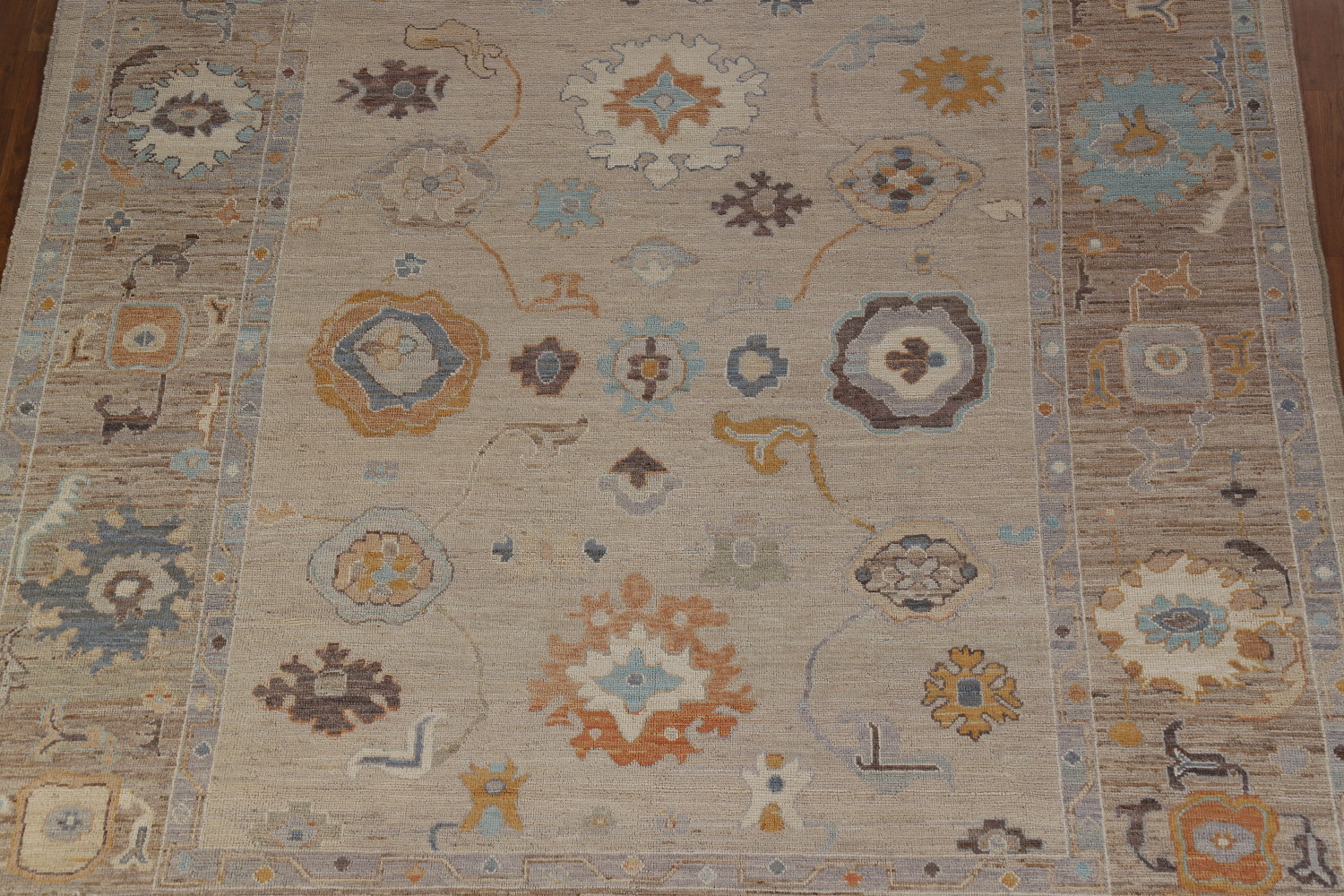 Vegetable Dye Oushak Turkish Area Rug 8x10