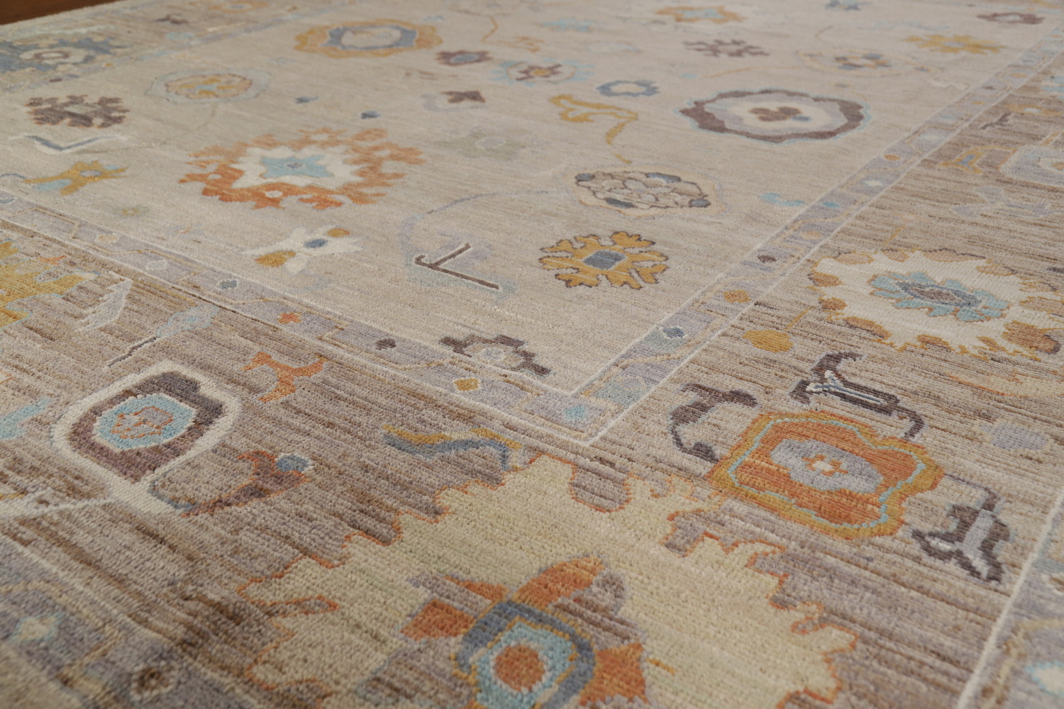 Vegetable Dye Oushak Turkish Area Rug 8x10