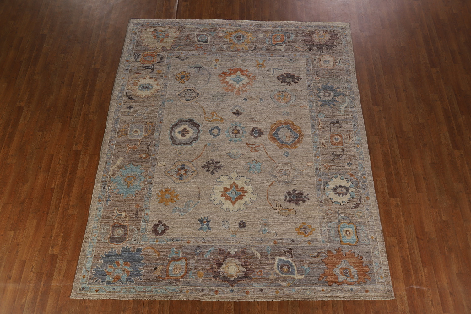 Vegetable Dye Oushak Turkish Area Rug 8x10