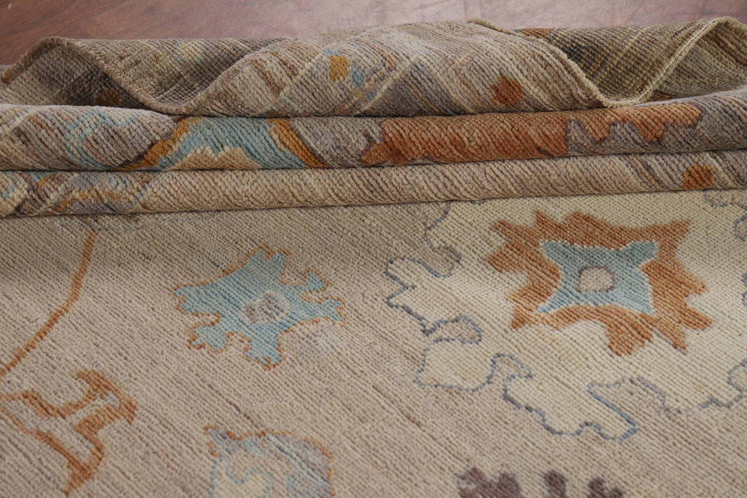 Vegetable Dye Oushak Turkish Area Rug 8x10