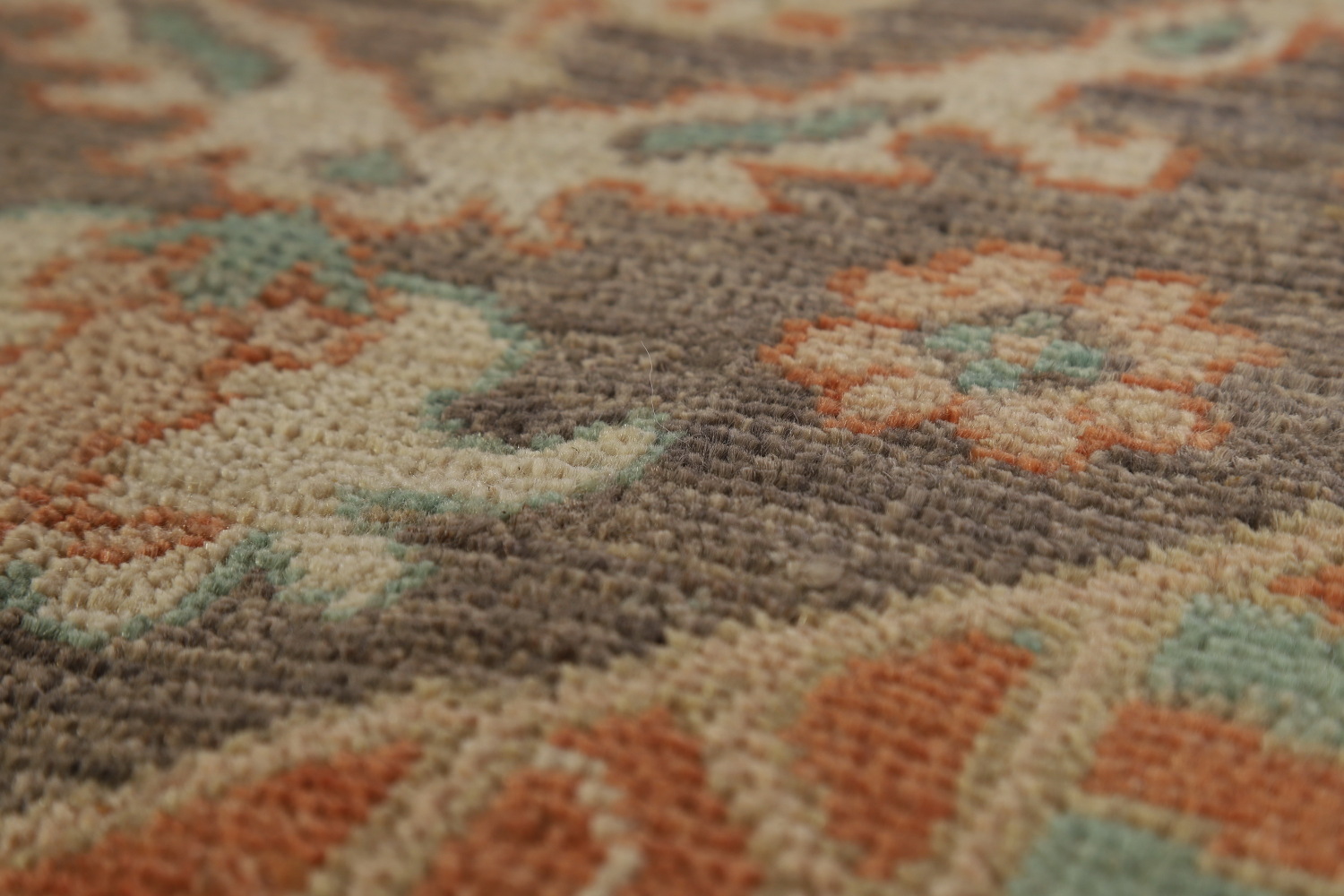 Handmade Orange Oushak Vegetable Dye Area Rug 8x10