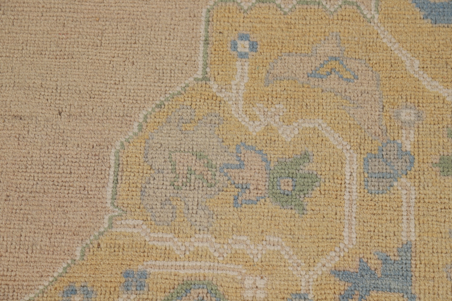 Vegetable Dye Wool Oushak Turkish Area Rug 8x10