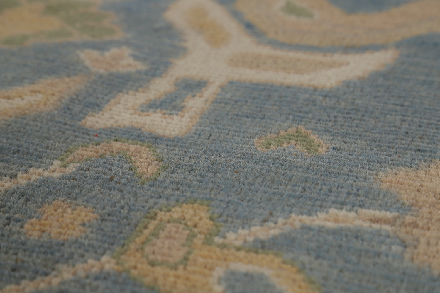 Vegetable Dye Wool Oushak Turkish Area Rug 8x10