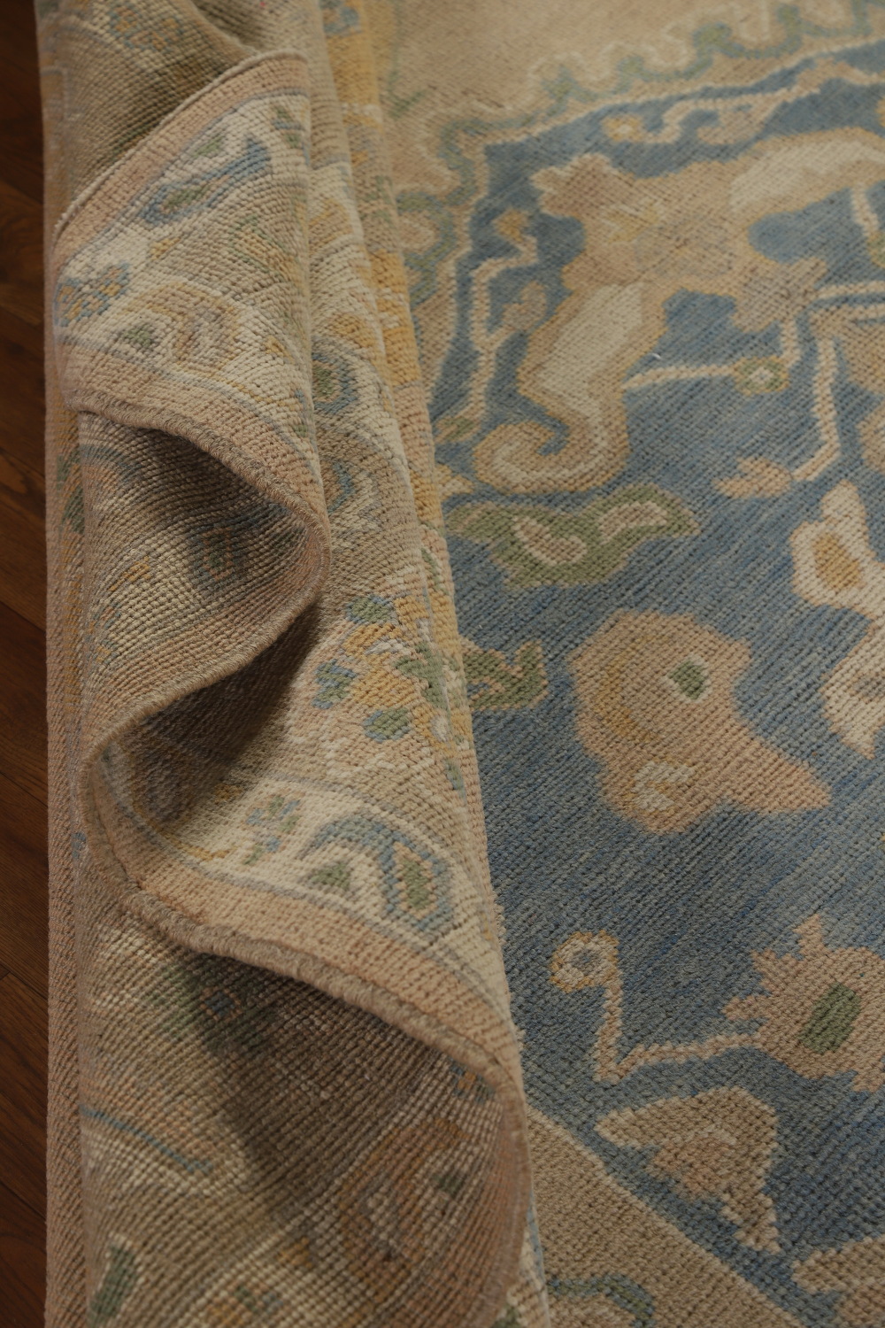 Vegetable Dye Wool Oushak Turkish Area Rug 8x10