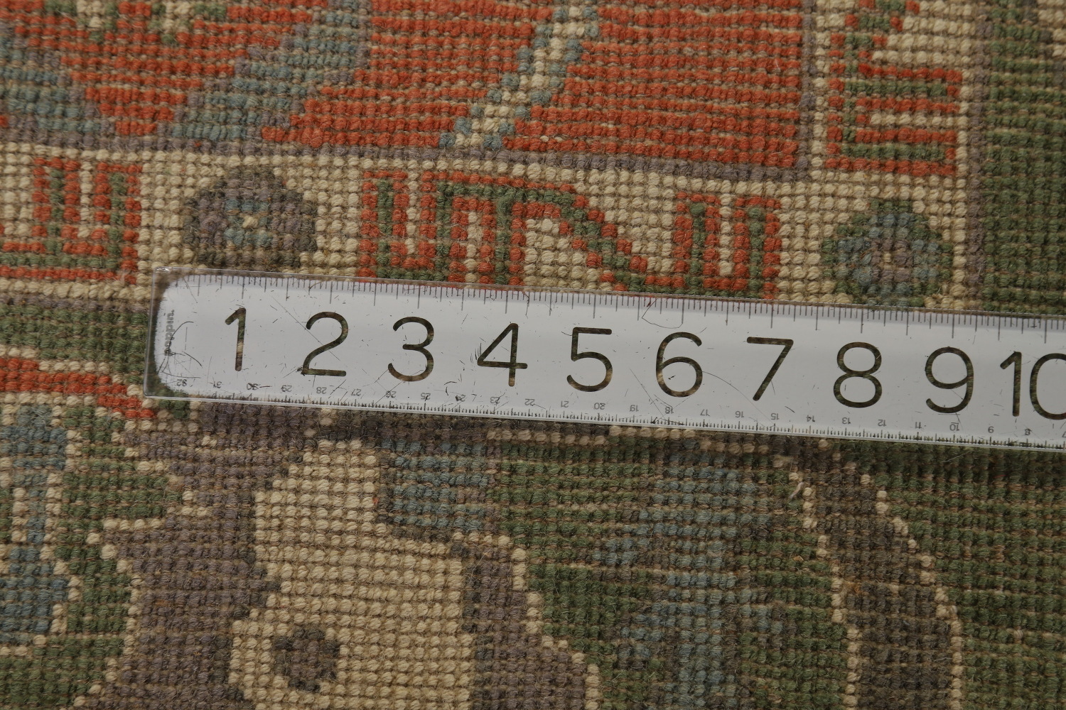 Vegetable Dye Floral Oushak Turkish Area Rug 6x9