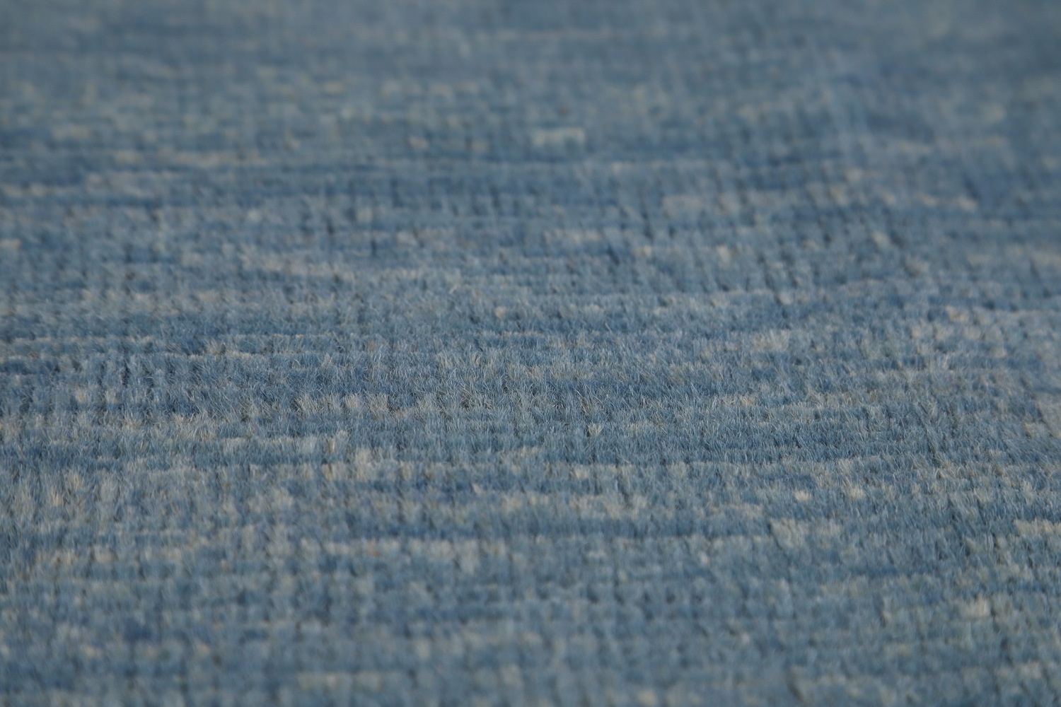 Vegetable Dye Blue Oushak Turkish Area Rug 8x10