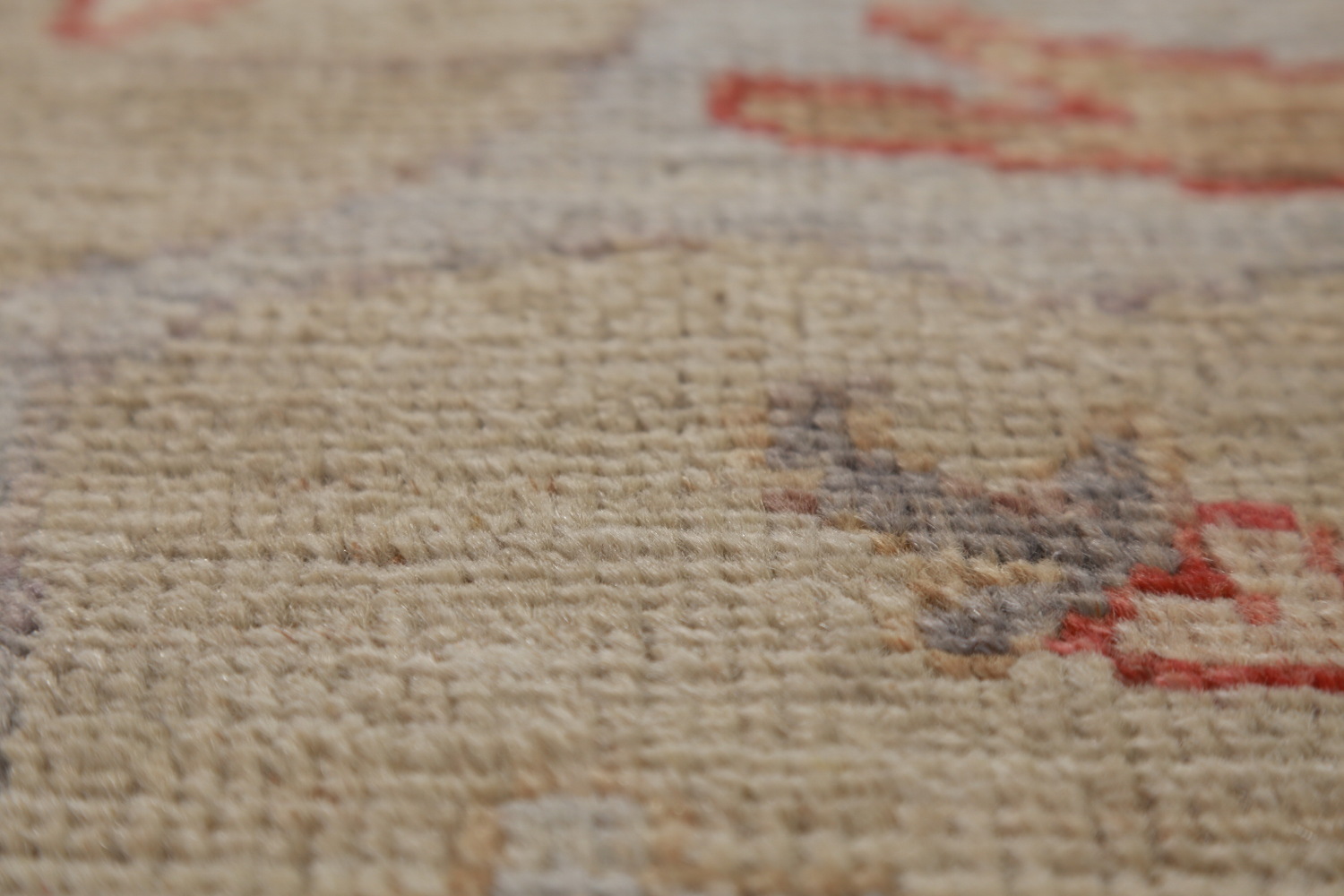 Vegetable Dye Blue Oushak Turkish Area Rug 6x9