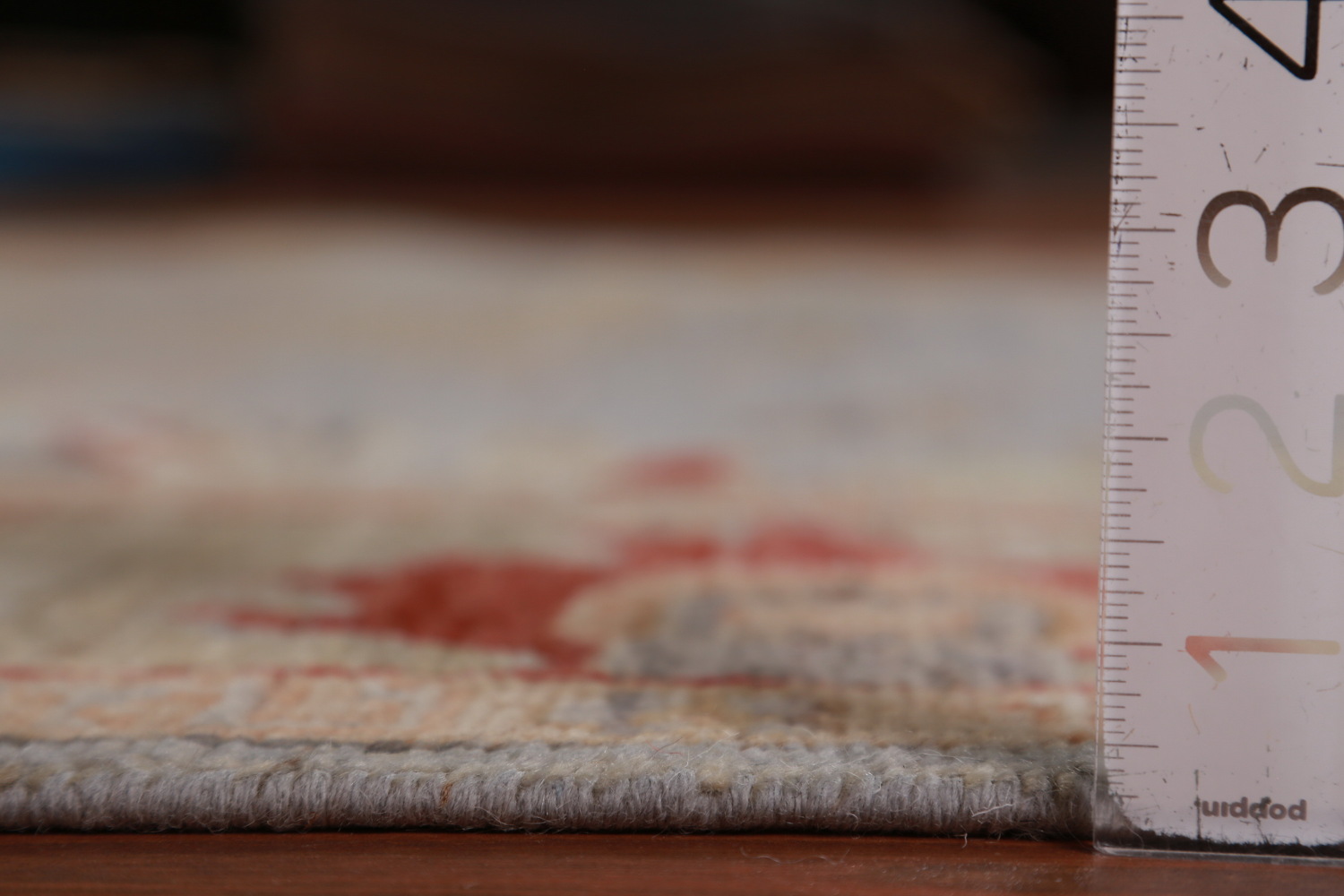 Vegetable Dye Blue Oushak Turkish Area Rug 6x9