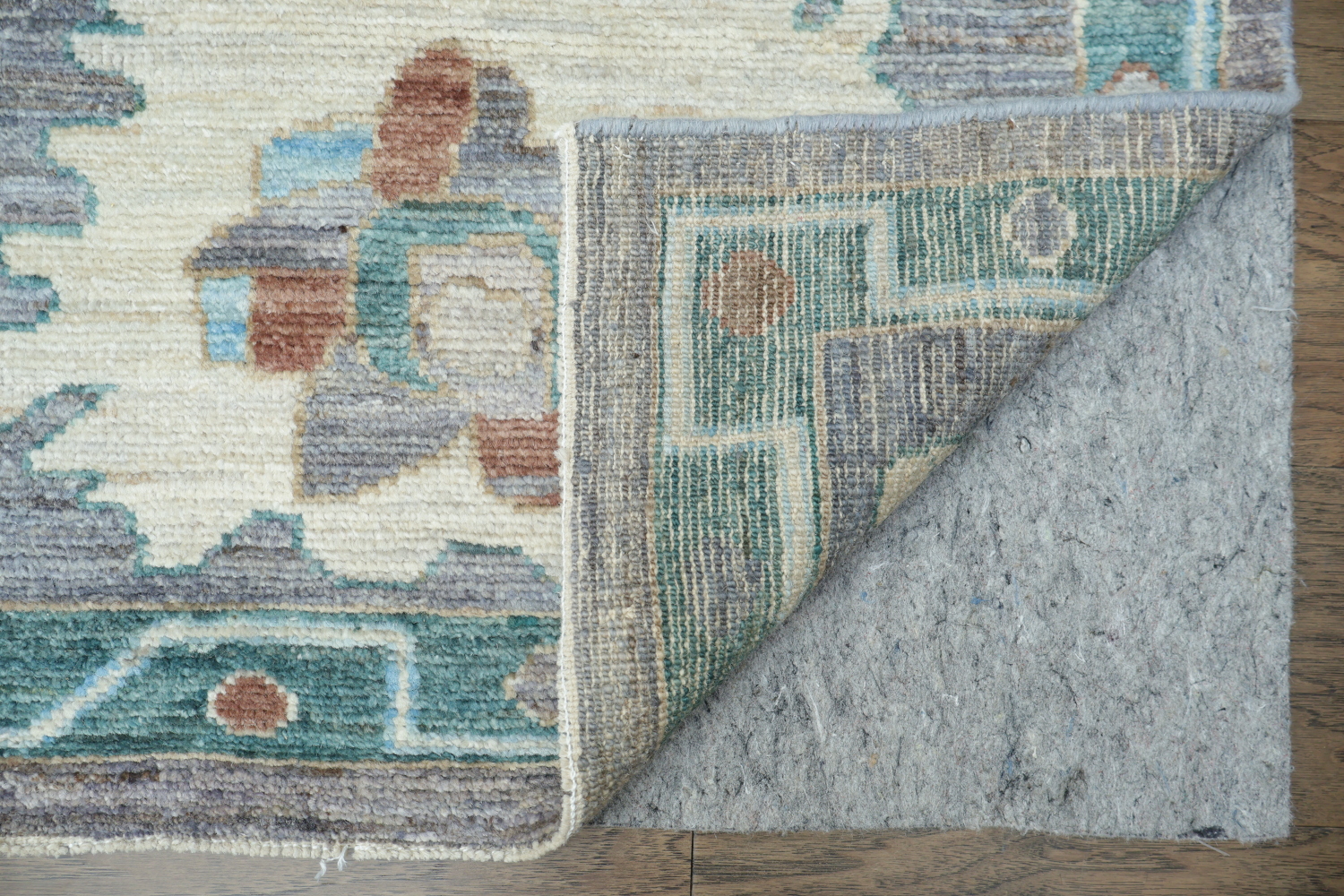 Vegetable Dye Oushak Turkish Area Rug 9x12