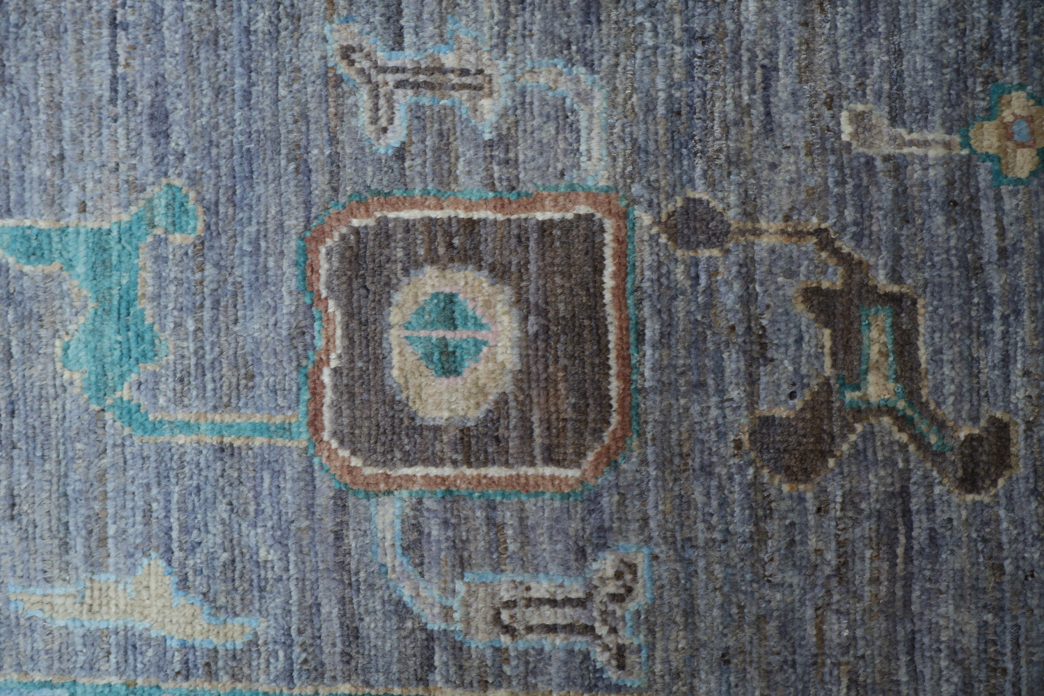 Vegetable Dye Oushak Turkish Area Rug 9x12
