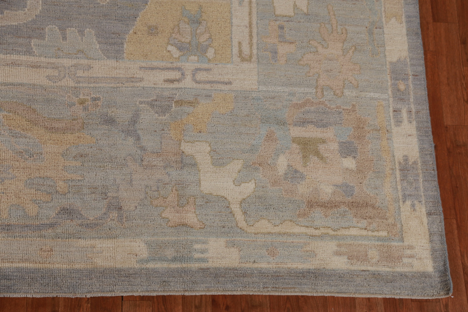 Vegetable Dye Oushak Turkish Large Rug 10x14