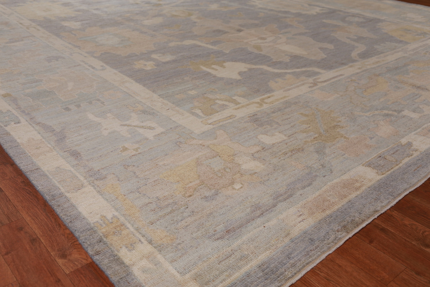 Vegetable Dye Oushak Turkish Large Rug 10x14