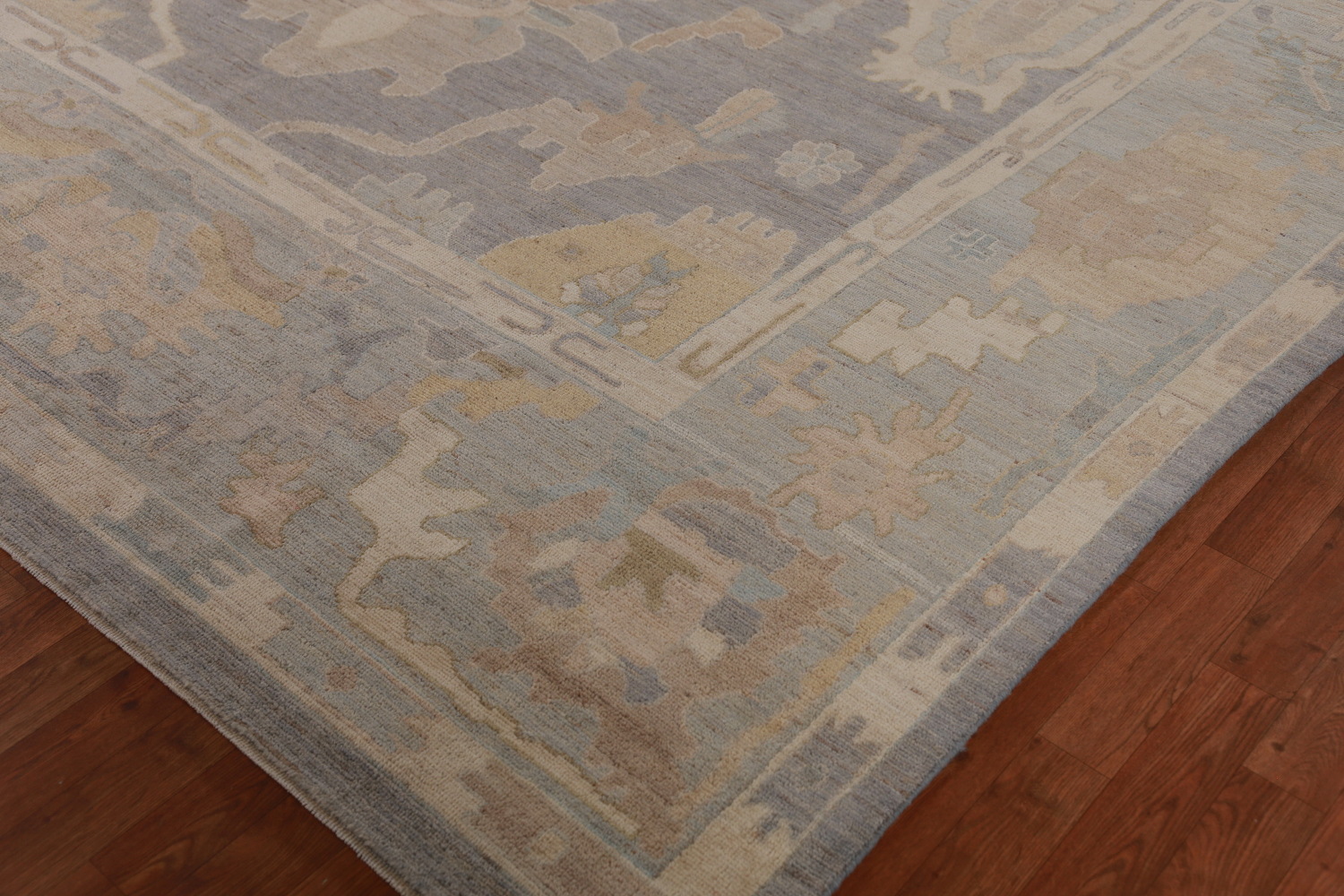 Vegetable Dye Oushak Turkish Large Rug 10x14