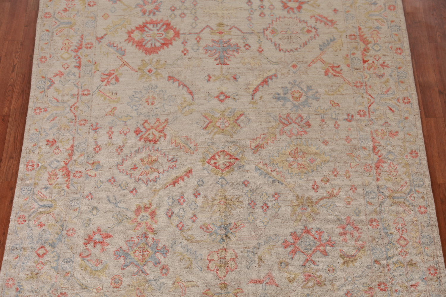 Vegetable Dye Oushak Turkish Area Rug 6x9