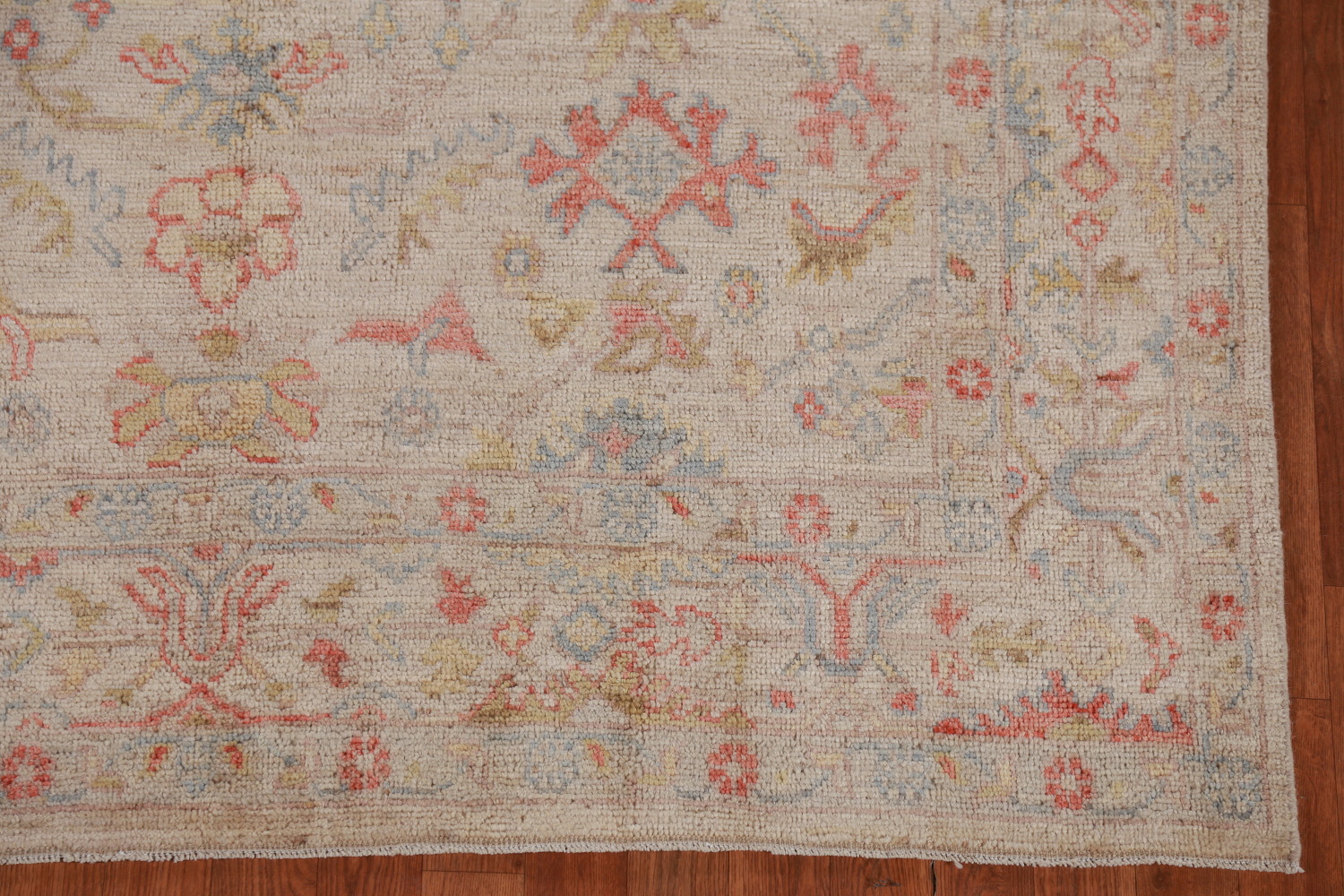 Vegetable Dye Oushak Turkish Area Rug 6x9