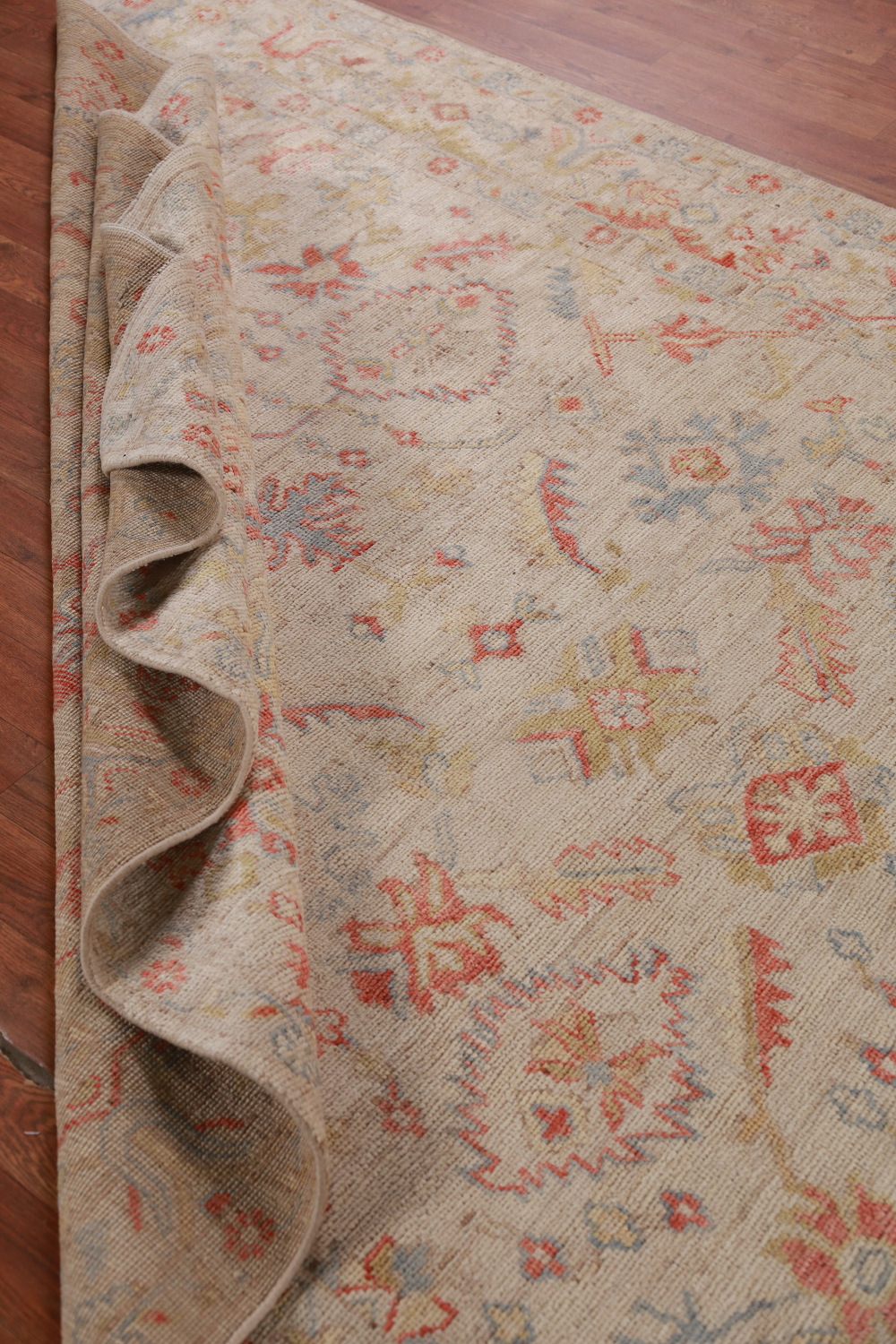 Vegetable Dye Oushak Turkish Area Rug 6x9
