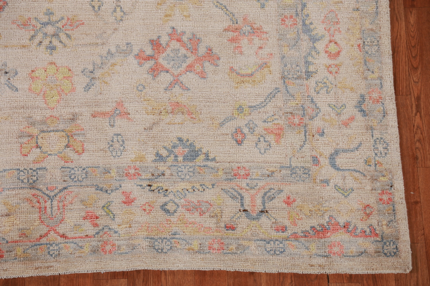 Vegetable Dye Oushak Turkish Area Rug 6x9