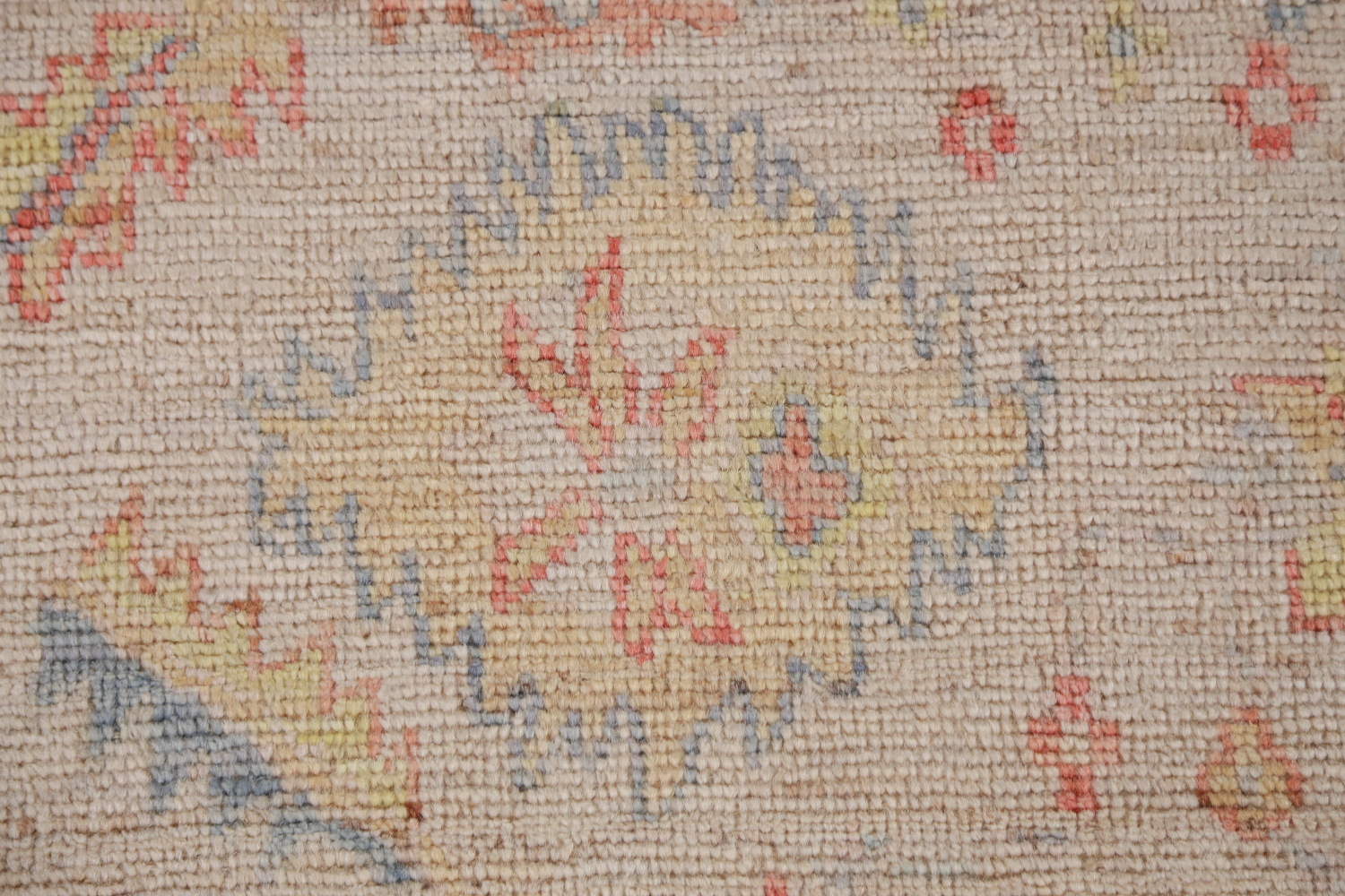 Vegetable Dye Oushak Turkish Area Rug 6x9