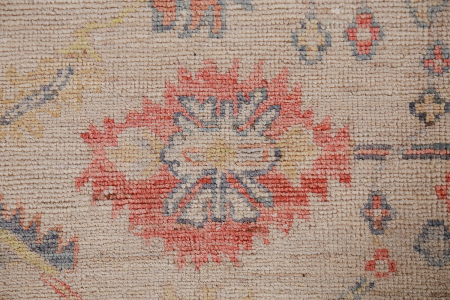Vegetable Dye Oushak Turkish Area Rug 6x9