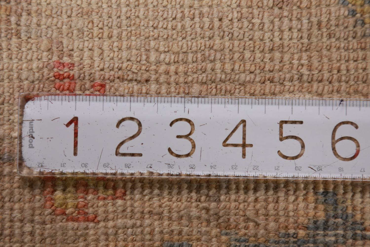 Vegetable Dye Oushak Turkish Area Rug 6x9