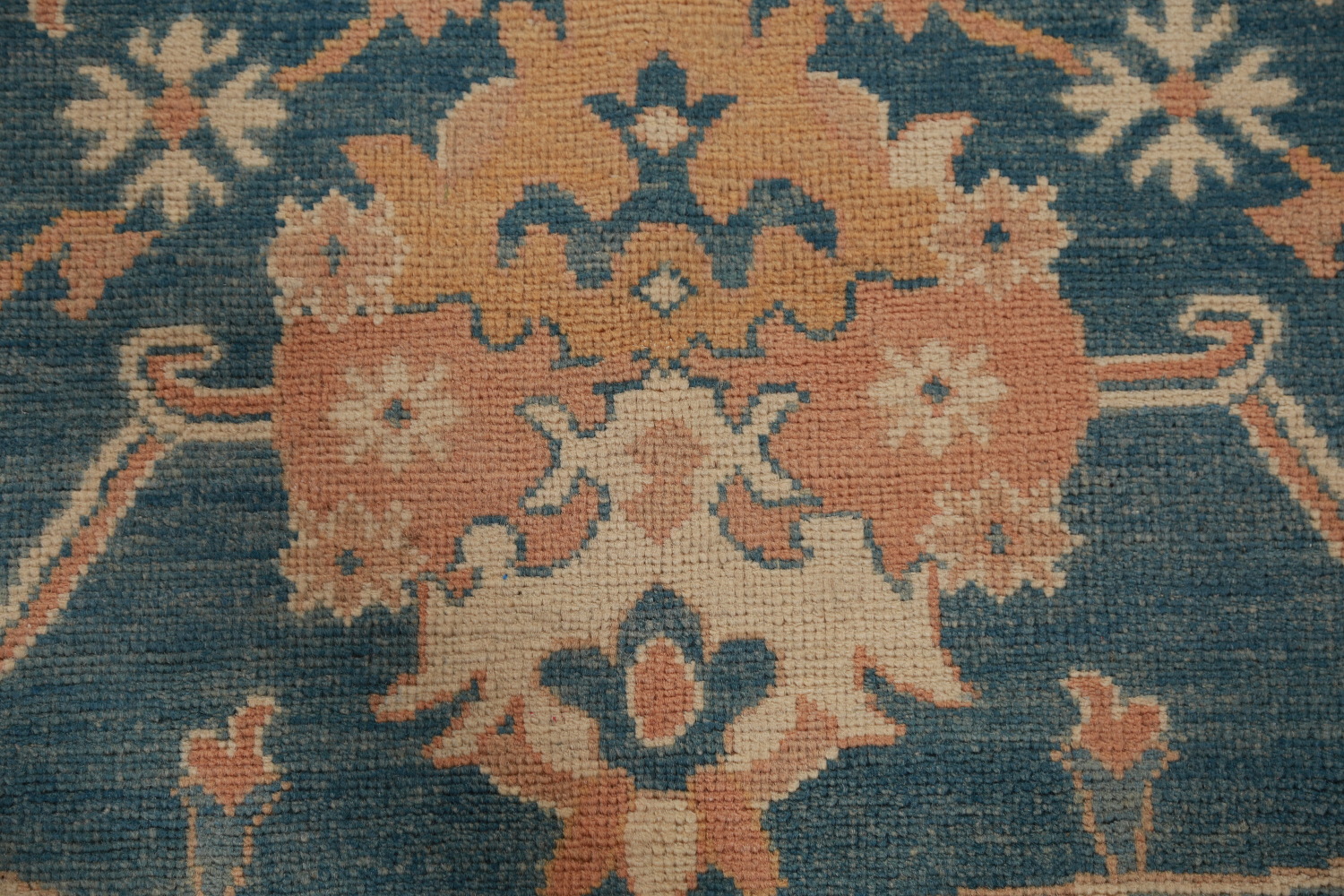 Vegetable Dye Oushak Turkish Large Rug 10x14