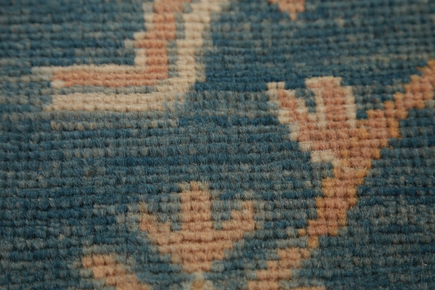 Vegetable Dye Oushak Turkish Large Rug 10x14