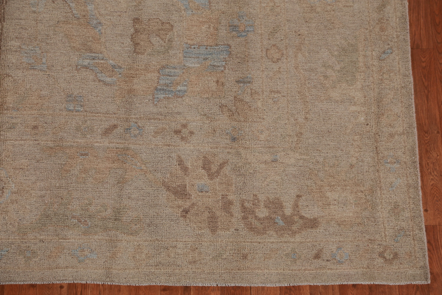 Vegetable Dye Floral Oushak Turkish Area Rug 8x10
