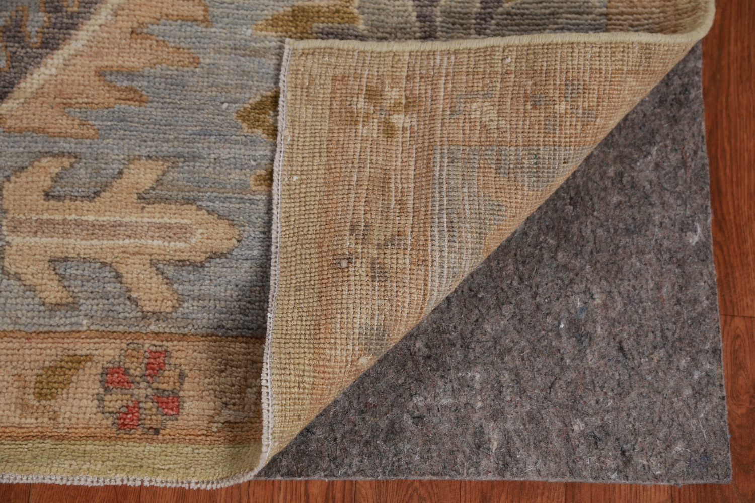 Vegetable Dye Floral Oushak Turkish Area Rug 8x10