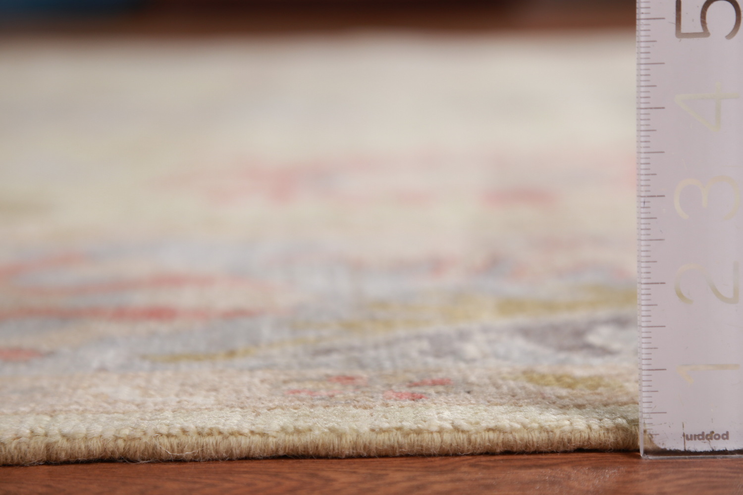 Vegetable Dye Floral Oushak Turkish Area Rug 8x10
