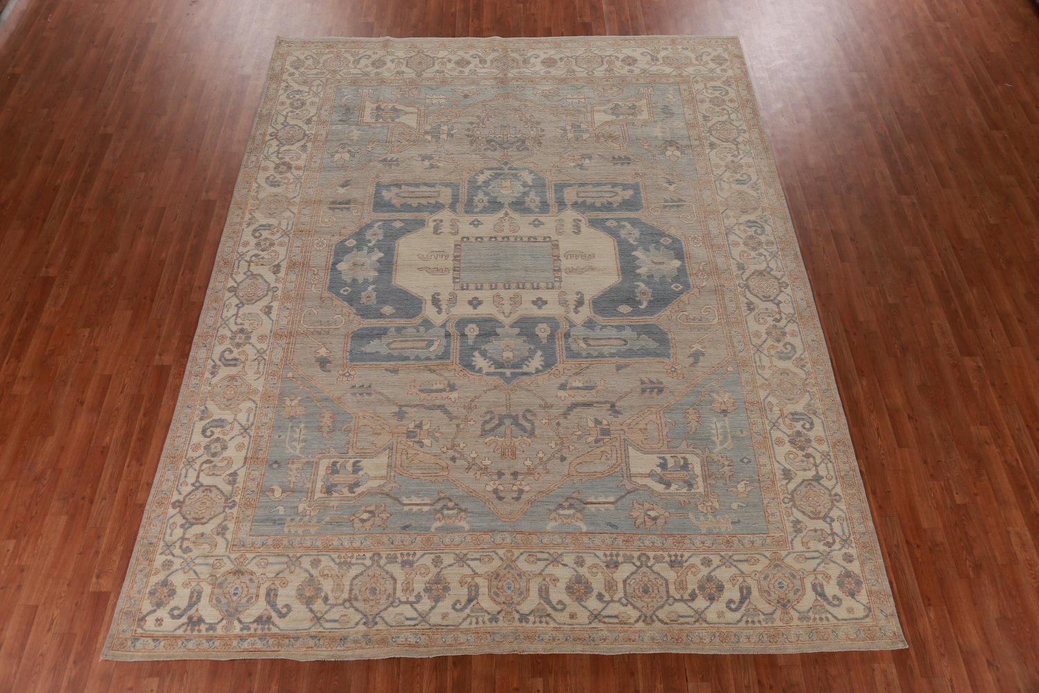 Vegetable Dye Oushak Turkish Area Rug 9x12