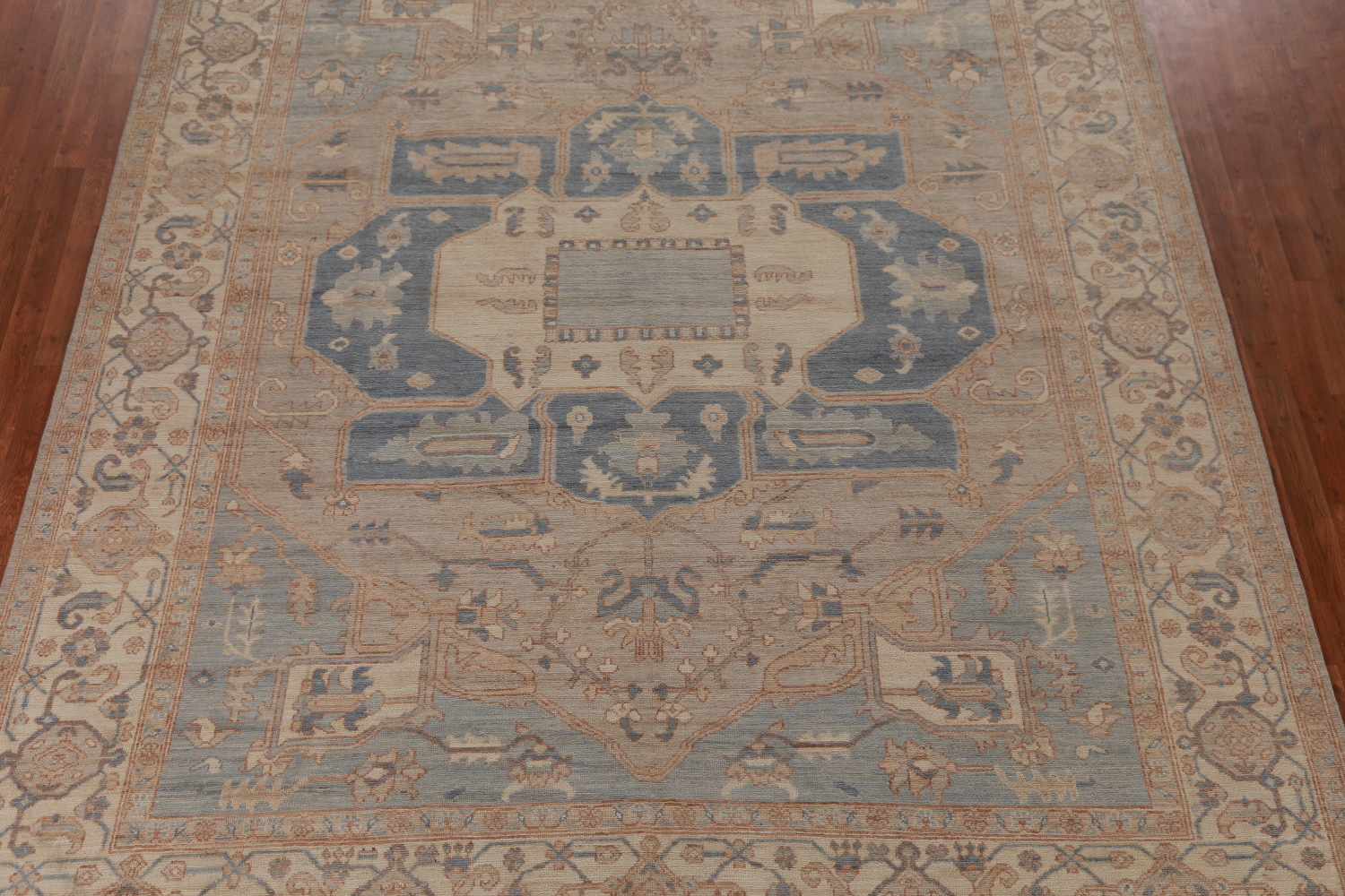 Vegetable Dye Oushak Turkish Area Rug 9x12