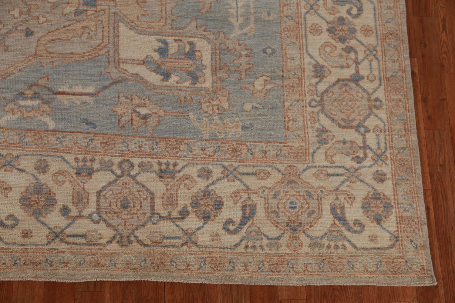 Vegetable Dye Oushak Turkish Area Rug 9x12