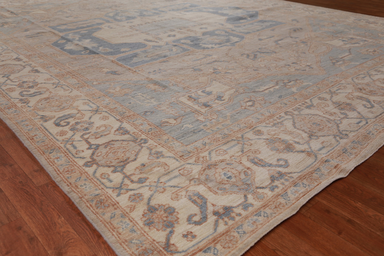 Vegetable Dye Oushak Turkish Area Rug 9x12