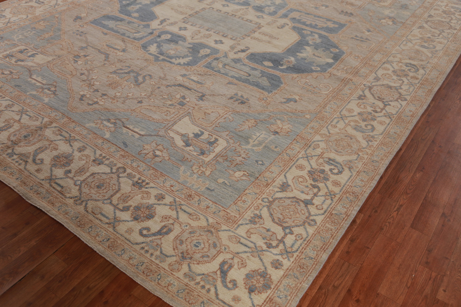 Vegetable Dye Oushak Turkish Area Rug 9x12