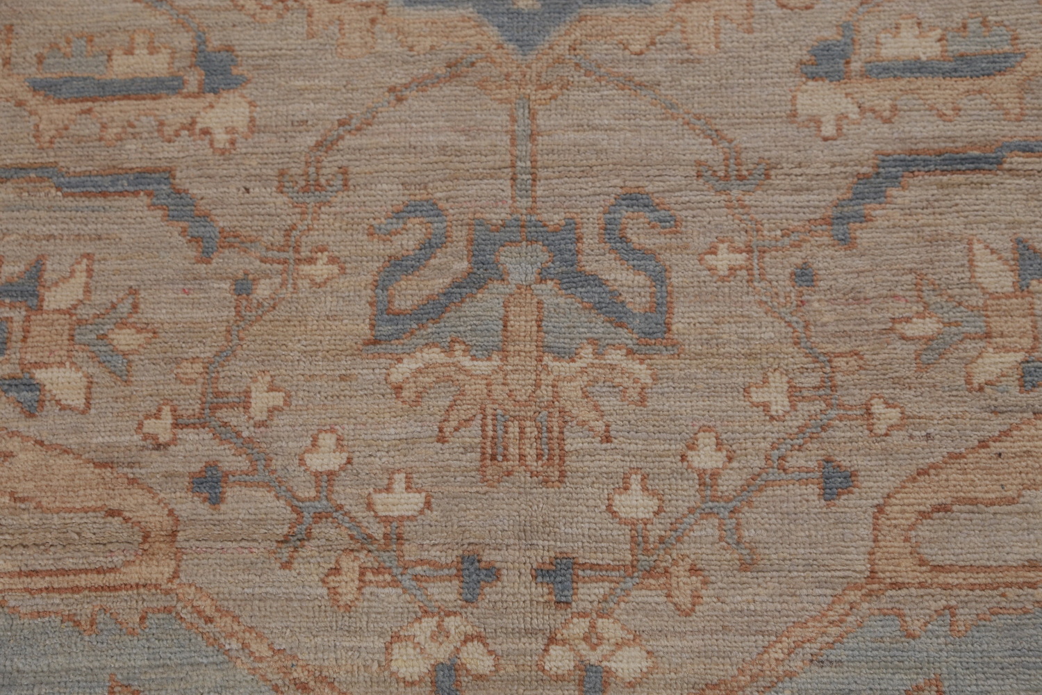 Vegetable Dye Oushak Turkish Area Rug 9x12