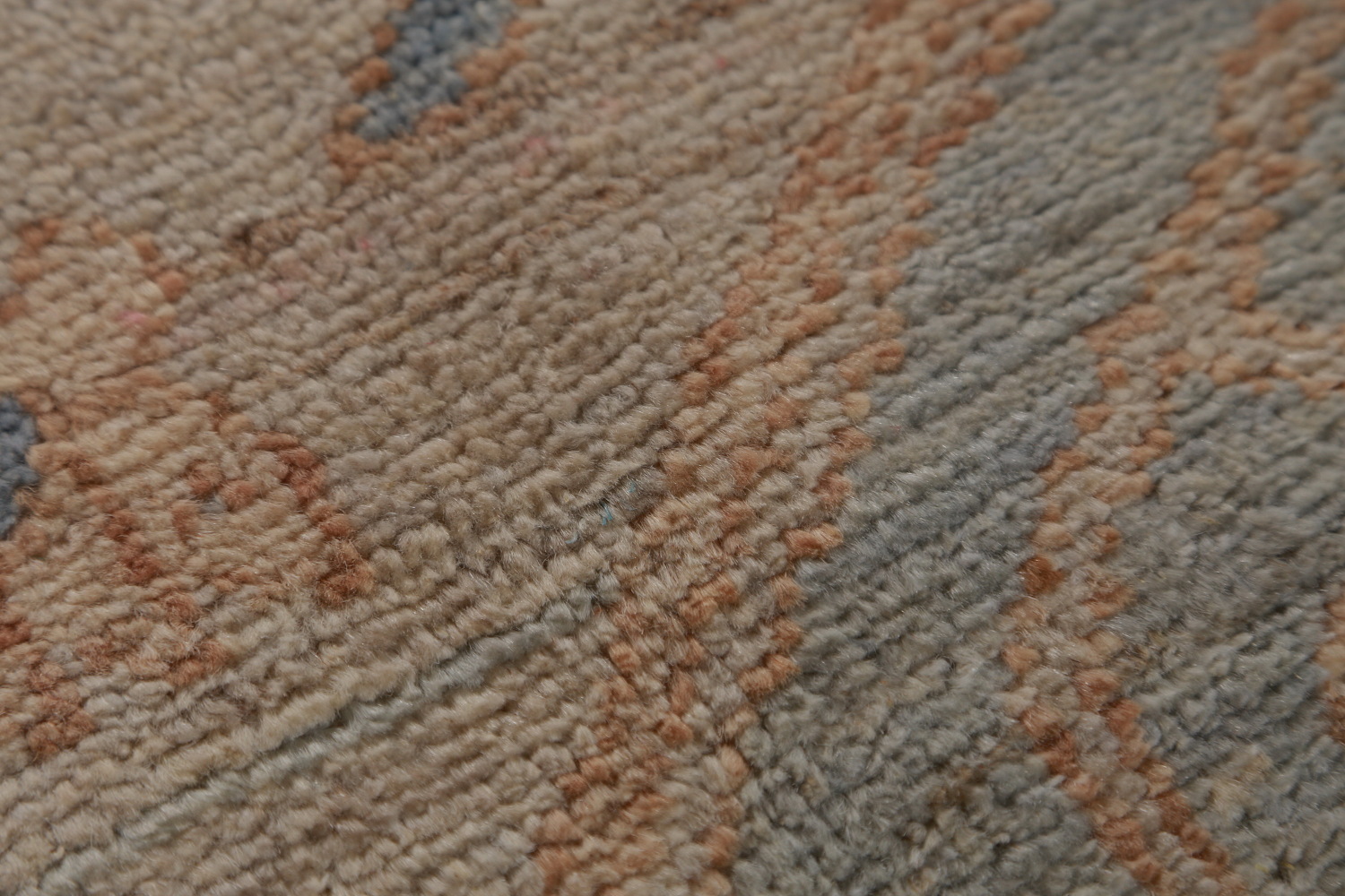 Vegetable Dye Oushak Turkish Area Rug 9x12
