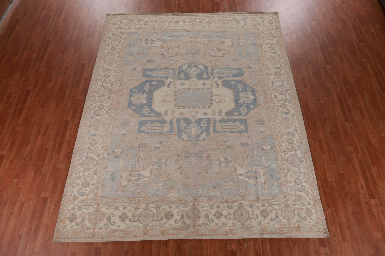 Vegetable Dye Oushak Turkish Area Rug 9x12