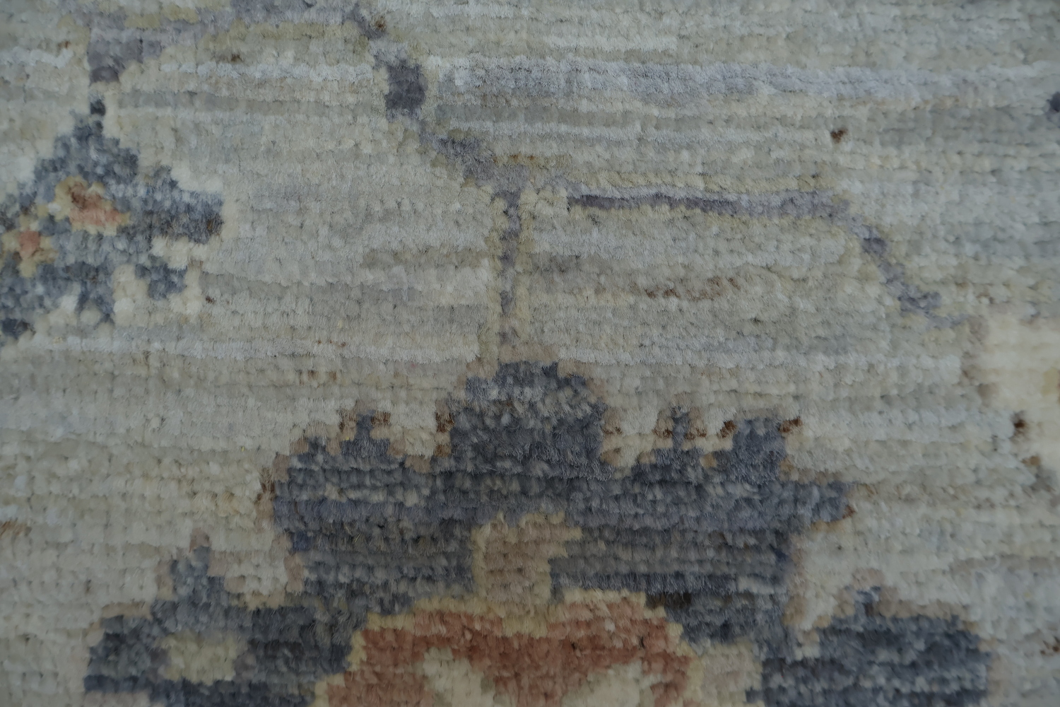 Vegetable Dye Wool Oushak Turkish Rug 5x6