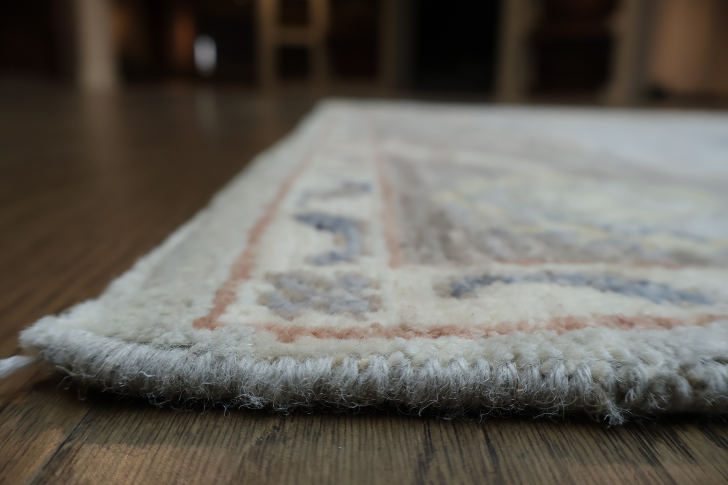 Vegetable Dye Wool Oushak Turkish Rug 5x6