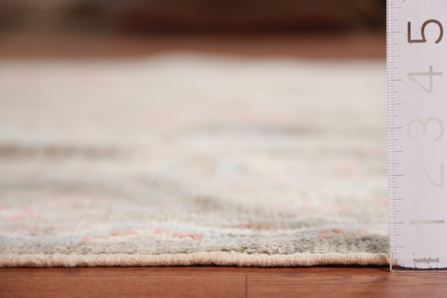 Vegetable Dye Floral Oushak Turkish Area Rug 6x9