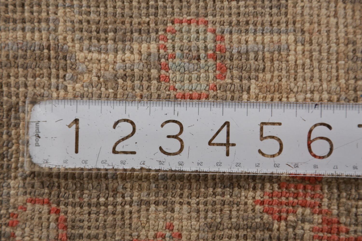 Vegetable Dye Floral Oushak Turkish Area Rug 6x9