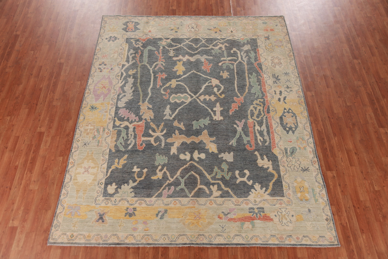 Vegetable Dye Oushak Turkish Area Rug 8x10