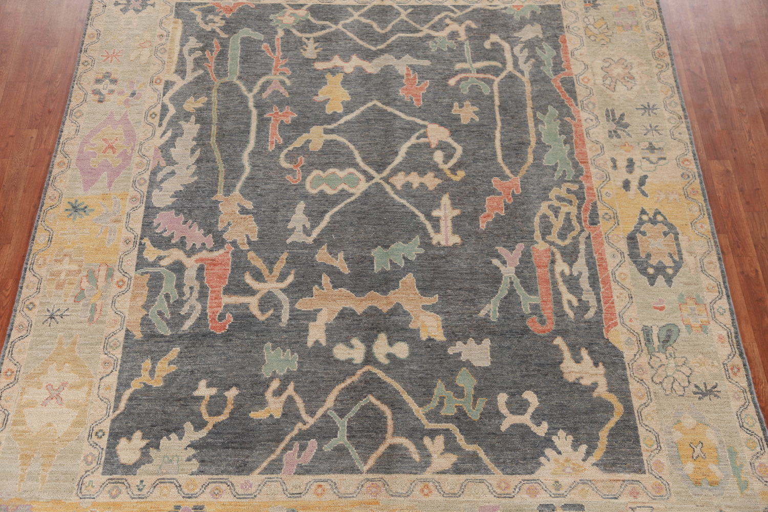 Vegetable Dye Oushak Turkish Area Rug 8x10