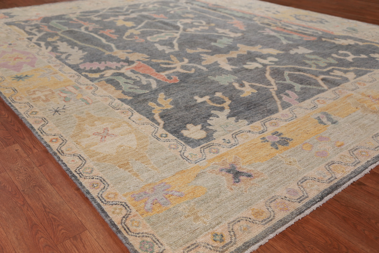Vegetable Dye Oushak Turkish Area Rug 8x10