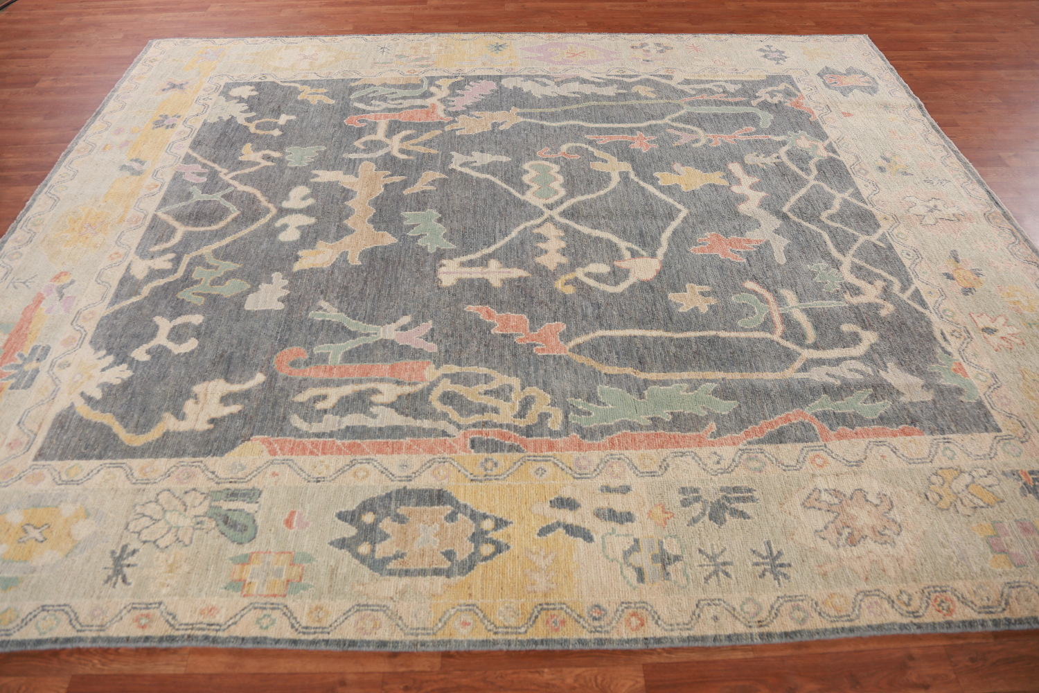 Vegetable Dye Oushak Turkish Area Rug 8x10