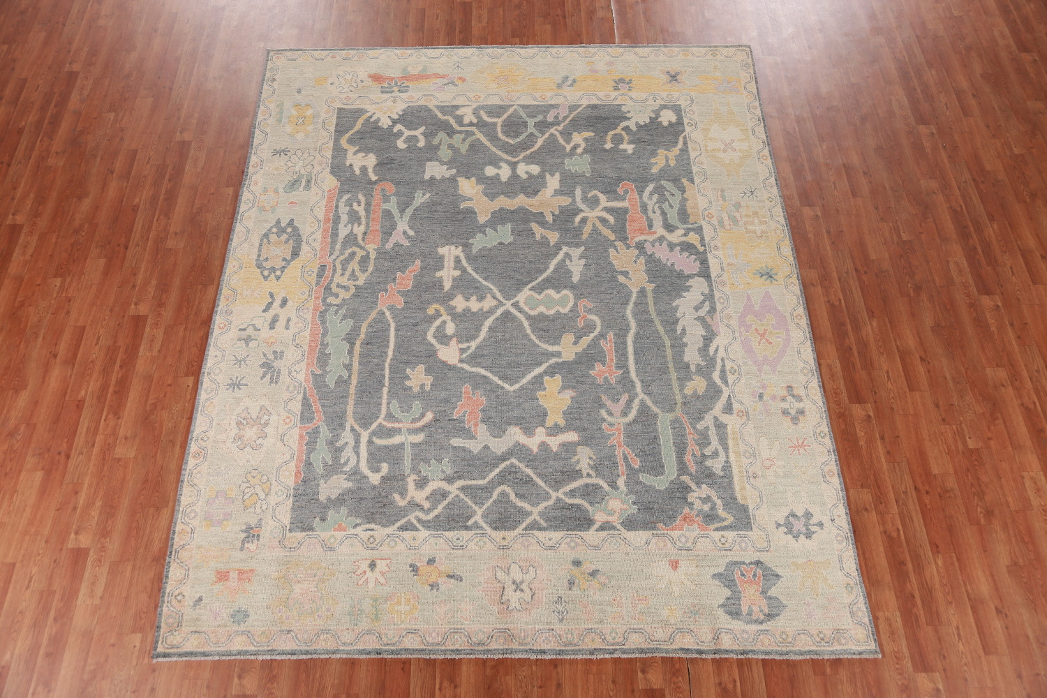 Vegetable Dye Oushak Turkish Area Rug 8x10